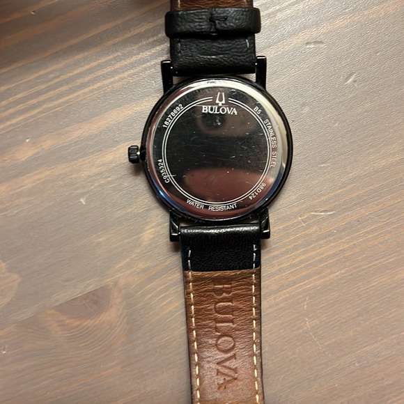 Bulova Black Watch with Silver Accents 98D124 - Picture 5 of 8